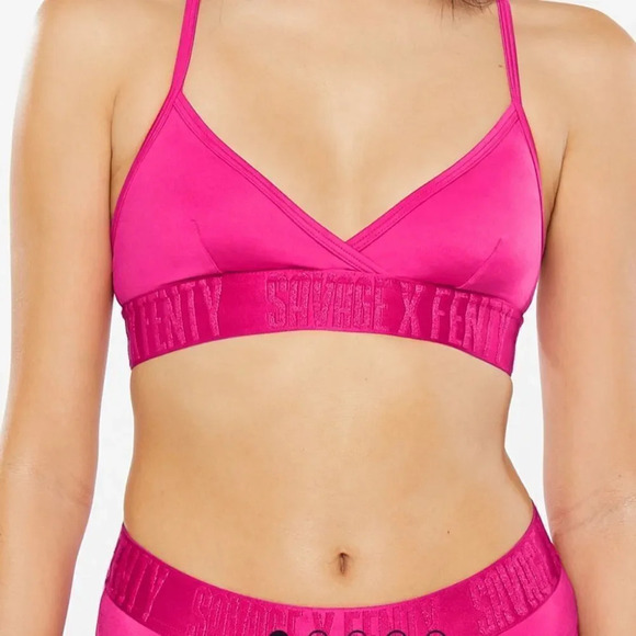 SAVAGE X FENTY HOT PINK FOREVER SAVAGE BRALETTE SIZE SMALL - Picture 6 of 11